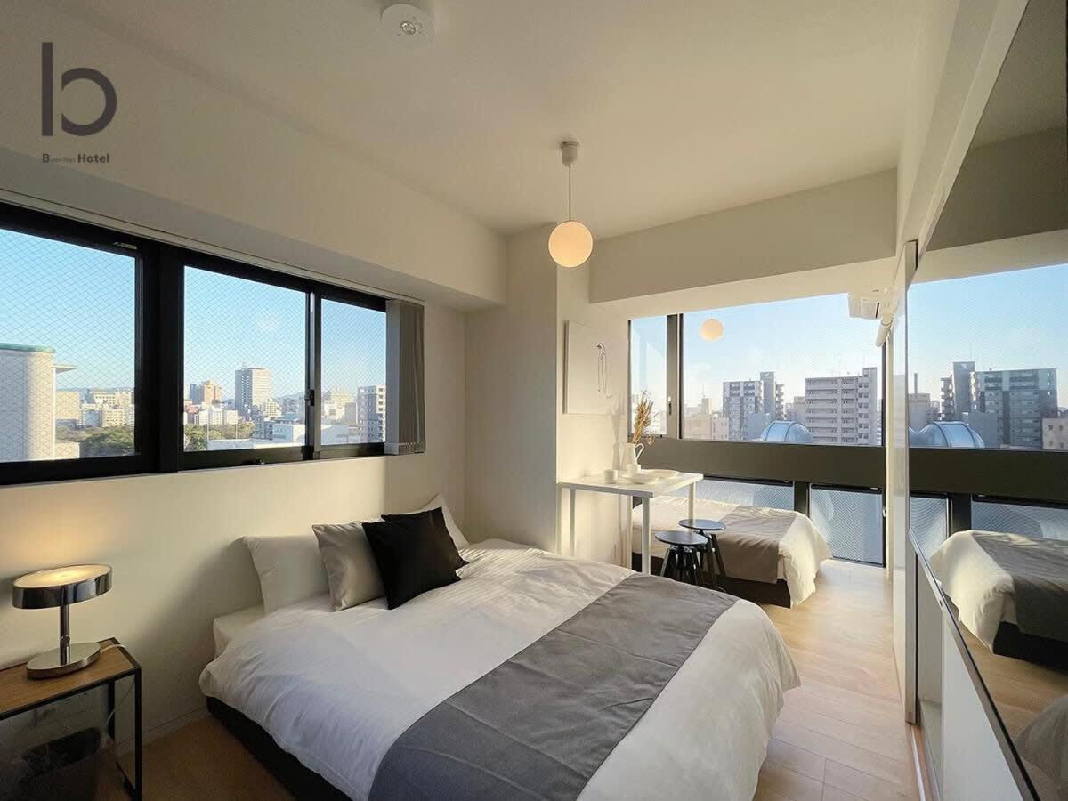 Bhotel Nekoyard - Modern Studio With Great Security Near Peace Park Hiroshima Eksteriør billede